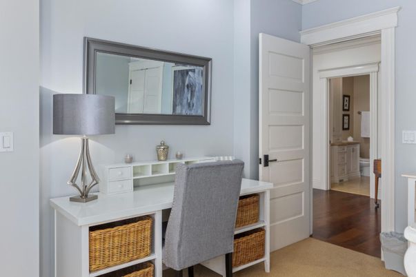 Bathroom, Home Office, Interior, Wood Texture Flooring