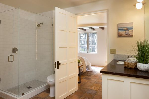 Bathroom, Glass Shower, Interior