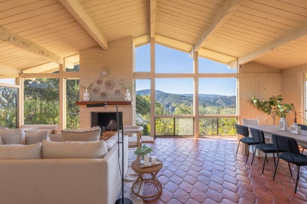 Dining room, Fireplace, Interior, Living room, Wooden Beams, Wooden Ceilings