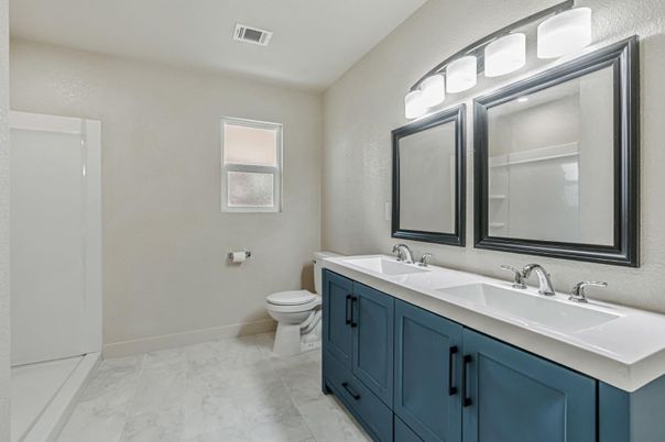 Bathroom, Dual Sink Vanities, Interior, Marble