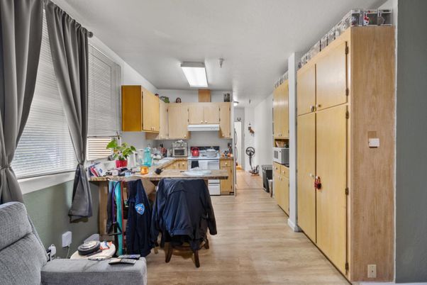 Interior, Kitchen, Wood Texture Flooring