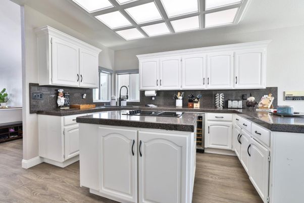 Interior, Kitchen, Wood Texture Flooring