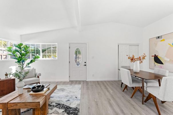Dining room, Interior, Wood Texture Flooring