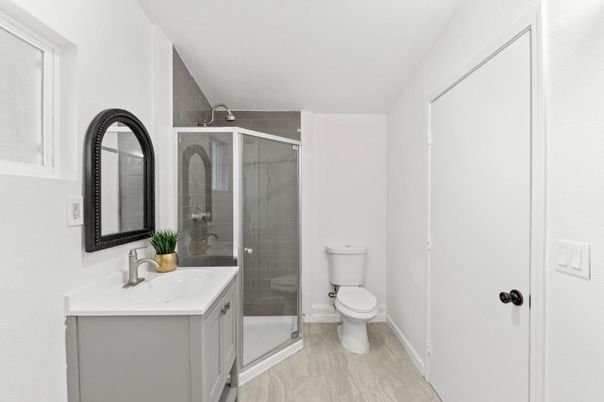 Bathroom, Glass Shower, Interior