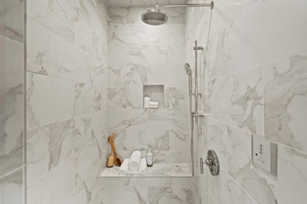 Bathroom, Interior, Marble Walls