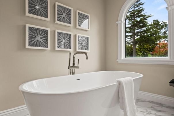 Bathroom, Free Standing Baths, Interior, Marble