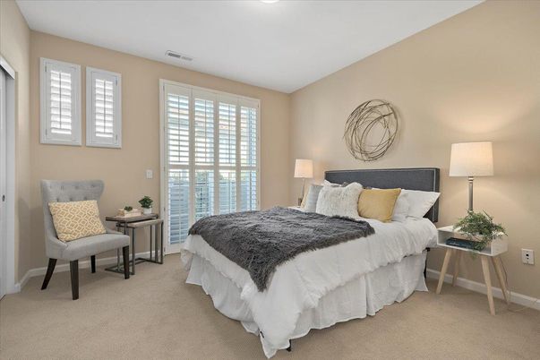 Bedroom, Interior, Recessed Lighting