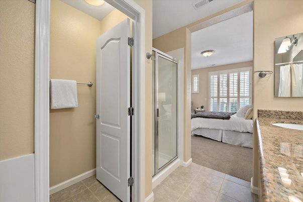 Bathroom, Bedroom, Glass Shower, Interior