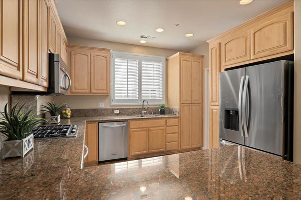 Interior, Kitchen, Recessed Lighting, Stainless Steel Appliances
