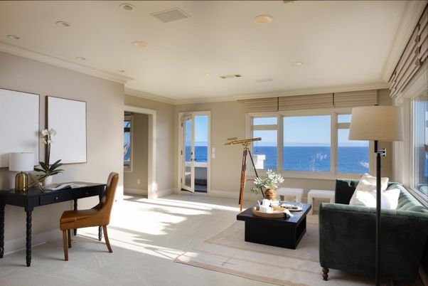 Home Office, Interior, Recessed Lighting, Water