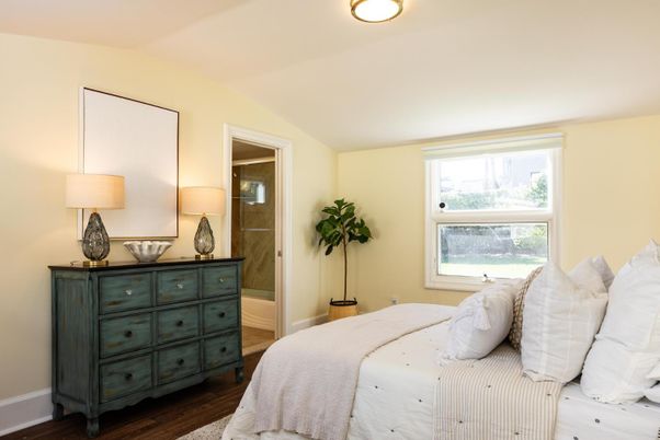 Bedroom, Interior, Wood Texture Flooring