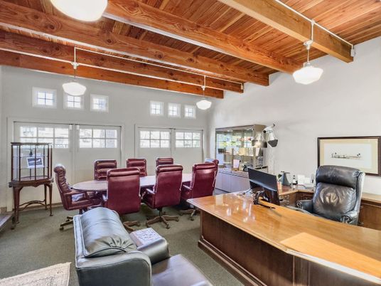 Home Office, Interior, Pendant Lights, Wooden Beams, Wooden Ceilings