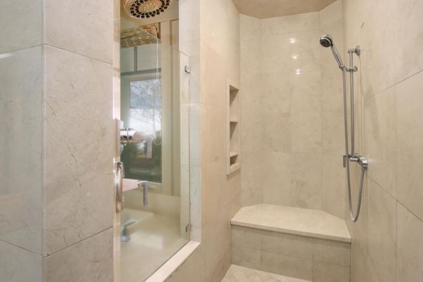 Bathroom, Glass Shower, Interior