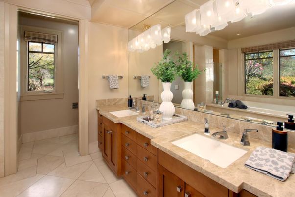 Bathroom, Dual Sink Vanities, Interior