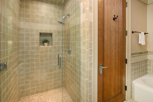 Bathroom, Glass Shower, Interior