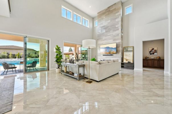 Interior, Living room, Recessed Lighting