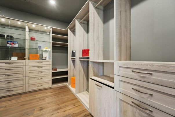 Interior, Recessed Lighting, Walk-in Closets, Wood Texture Flooring