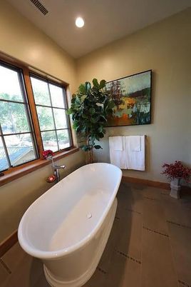 Bathroom, Free Standing Baths, Interior, Recessed Lighting