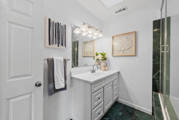 Bathroom, Glass Shower, Interior
