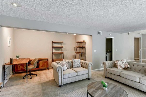Home Office, Interior, Living room, Recessed Lighting