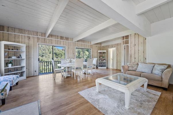 Dining room, Interior, Living room, Wood Texture Flooring, Wooden Walls