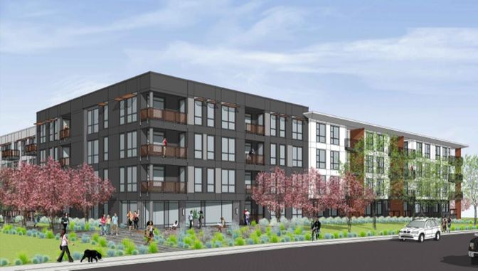 Exterior, Facade, Condo Building