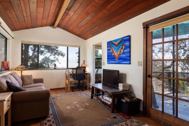 Home Office, Interior, Wooden Ceilings, Wood Texture Flooring