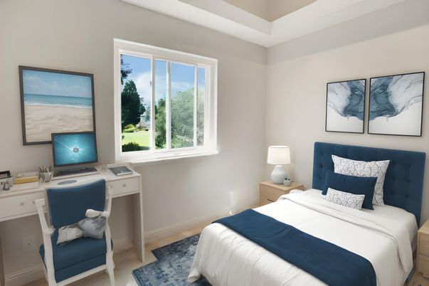 Bedroom, Home Office, Interior