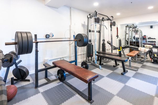 Fitness Equipment, Interior, Recessed Lighting