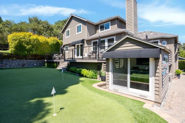 Backyard, Exterior, Facade, Queen Anne Victorian