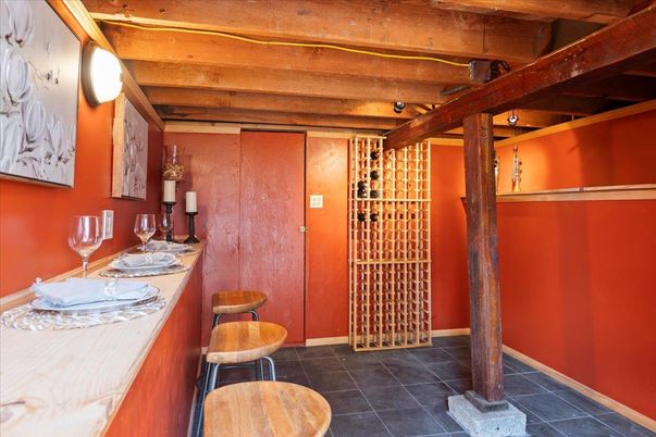 Interior, Wine Storage, Wooden Beams