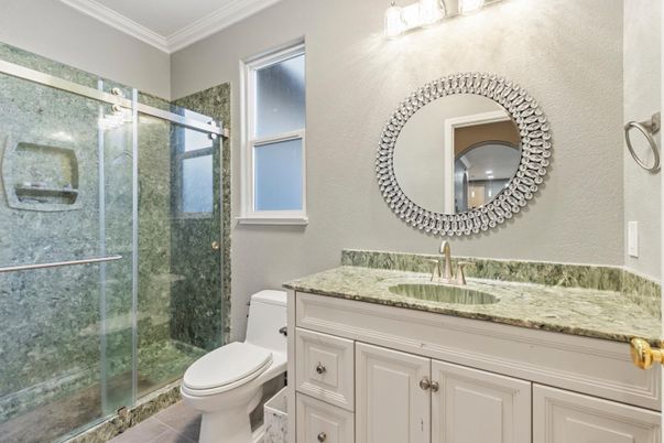 Bathroom, Glass Shower, Interior