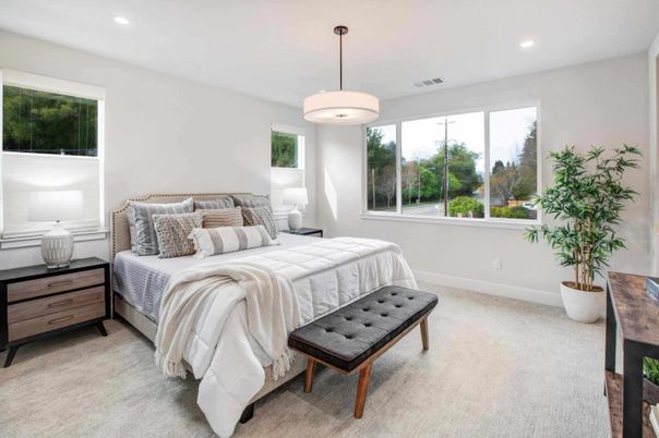 Bedroom, Interior, Recessed Lighting