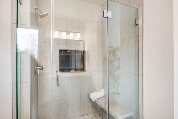 Bathroom, Glass Shower, Interior