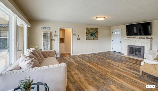 Fireplace, Interior, Living room, Wood Texture Flooring