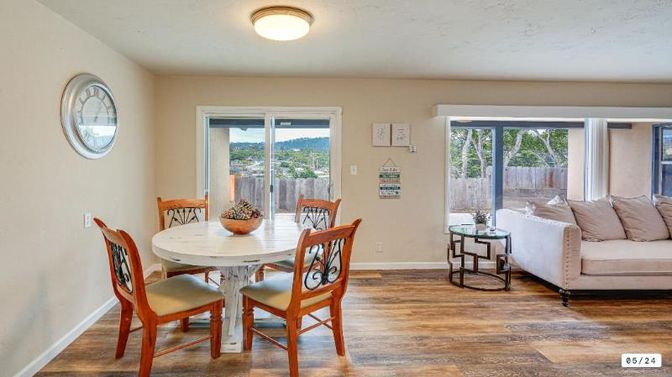 Dining room, Interior, Wood Texture Flooring