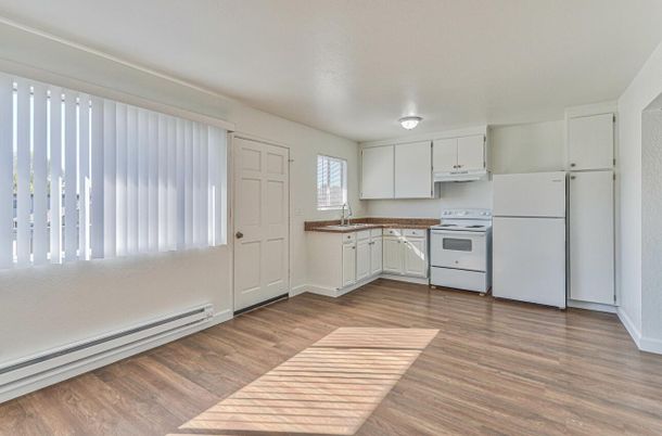 Interior, Kitchen, Wood Texture Flooring