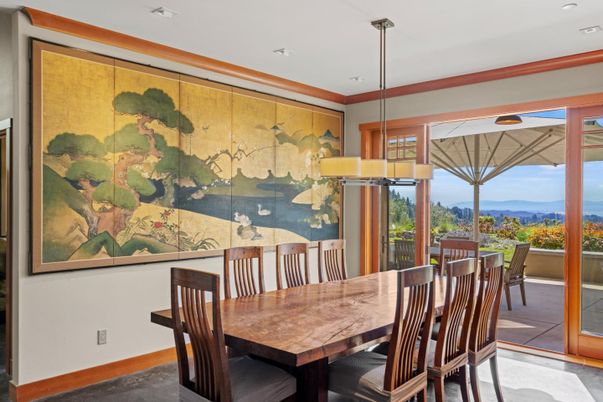 Dining room, Interior, Pendant Lights, Recessed Lighting