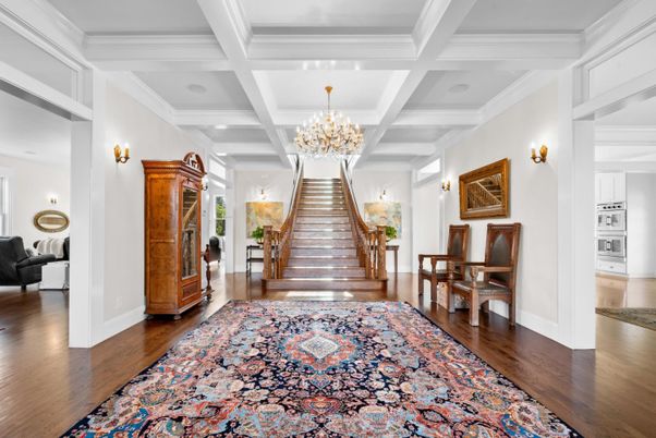 Chandelier, Interior, Wood Texture Flooring