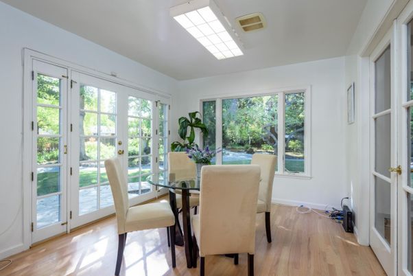 Dining room, Interior, Wood Texture Flooring