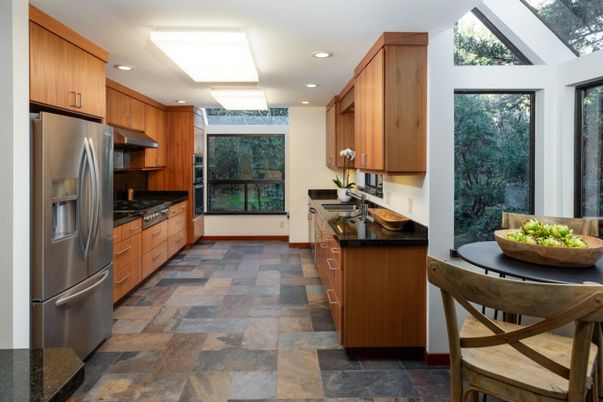 Interior, Kitchen, Recessed Lighting, Stainless Steel Appliances