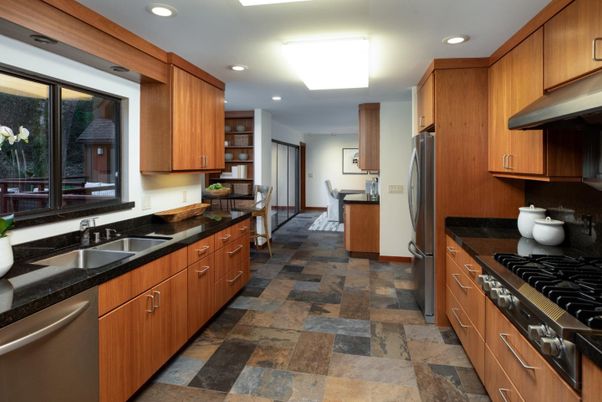 Interior, Kitchen, Recessed Lighting, Stainless Steel Appliances