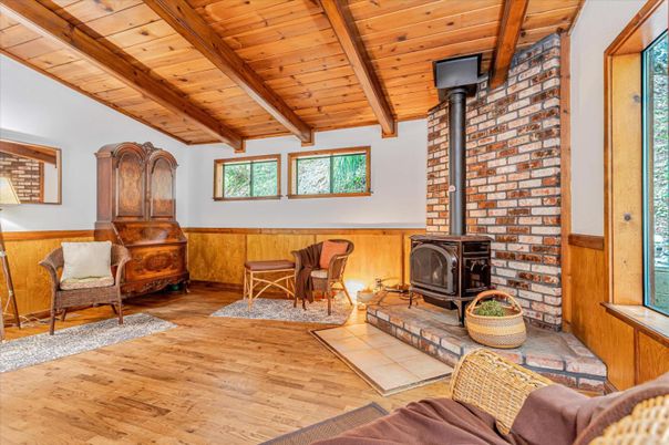 Fireplace, Interior, Stone Walls, Wooden Beams, Wooden Ceilings, Wood Texture Flooring