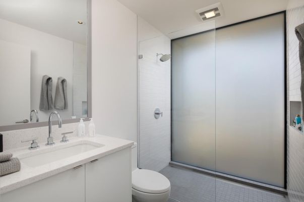 Bathroom, Glass Shower, Interior