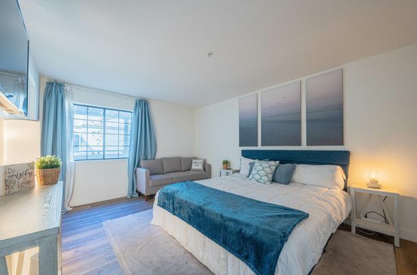 Bedroom, Interior, Wood Texture Flooring