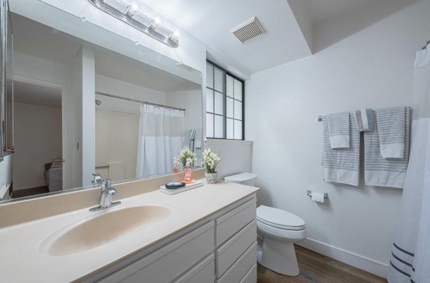 Bathroom, Interior, Wood Texture Flooring
