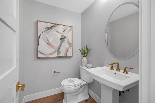 Bathroom, Interior, Wood Texture Flooring