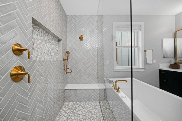 Bathroom, Glass Shower, Interior