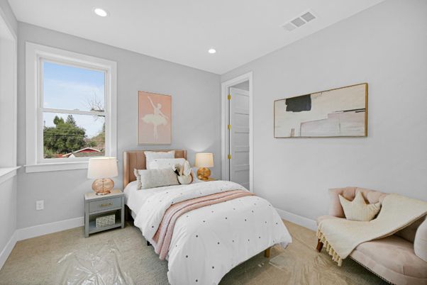 Bedroom, Interior, Recessed Lighting