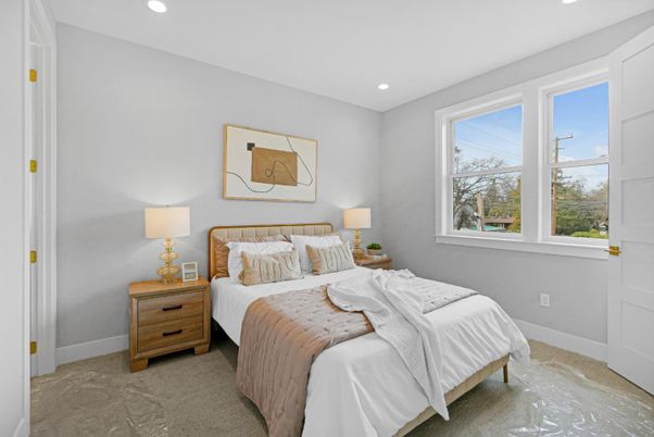 Bedroom, Interior, Recessed Lighting